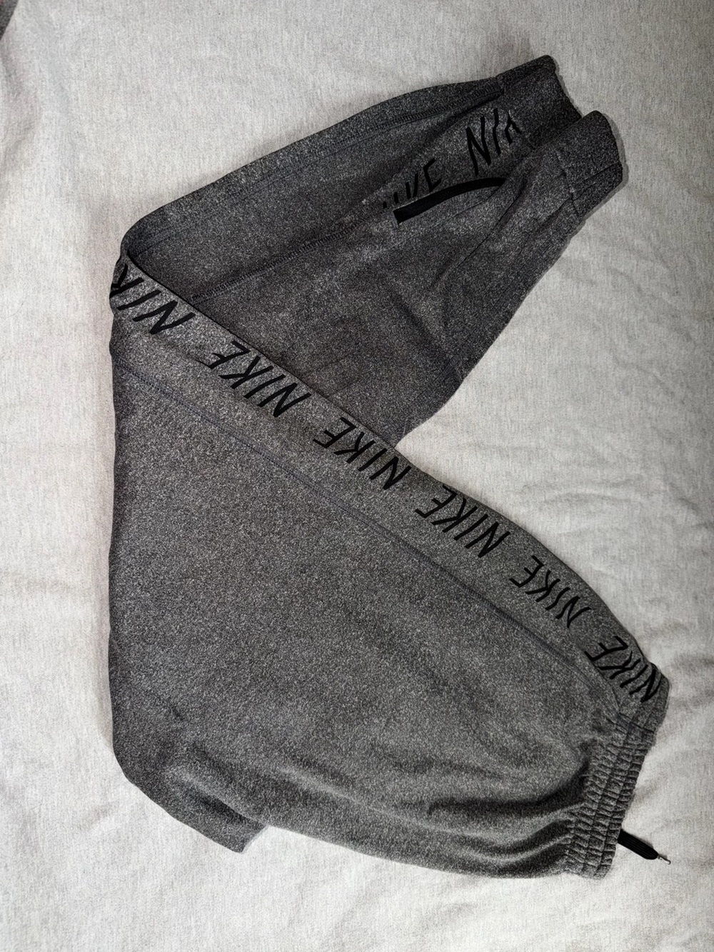 Nike Charcoal Gray Logo Sweatpants